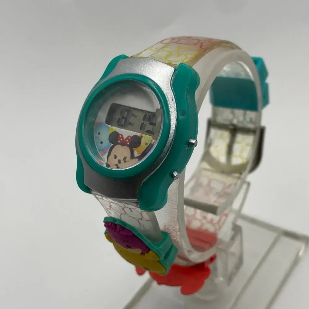 Charming Disney Minnie Mouse Green Kids Digital Watch